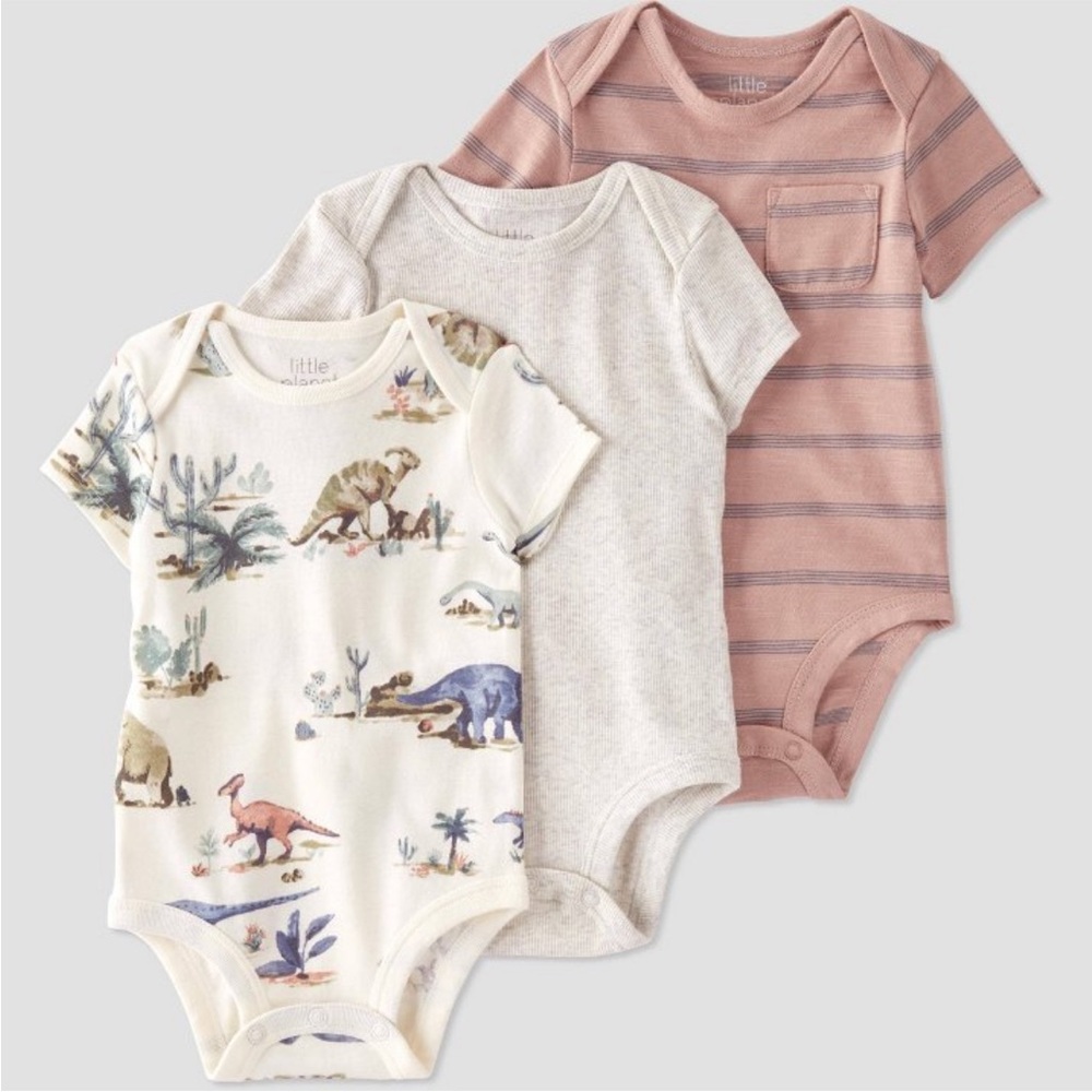 Little Planet by Carter’s Organic Onesies 3 Pack